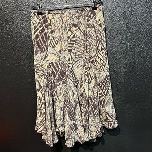 S.L.B. Printed Midi Skirt
